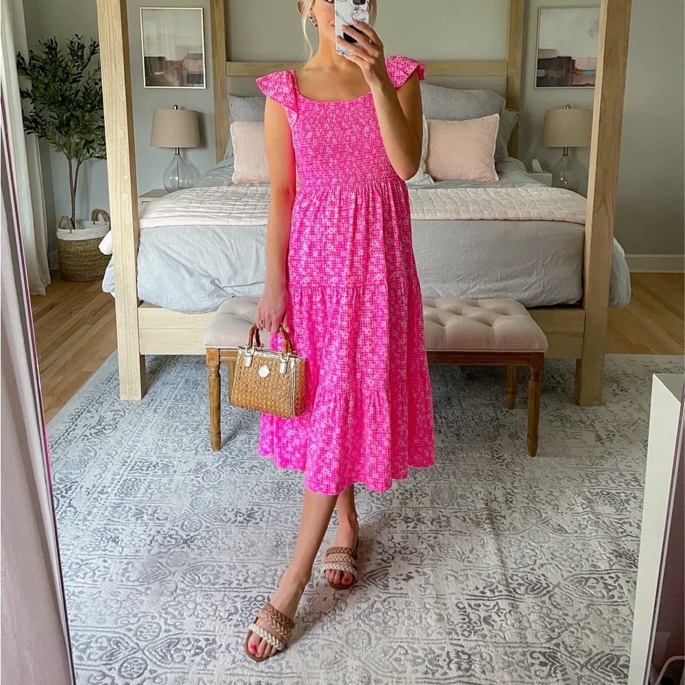 Lilly Pulitzer Jilly Smocked Midi Dress